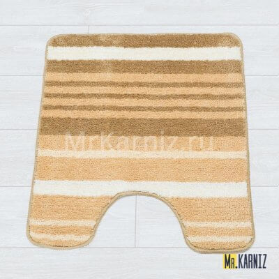 Коврик для туалета Найс 10 бежевый