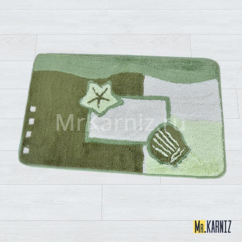 Коврик в ванную Морской зеленый Коврик в ванную Морской зеленый